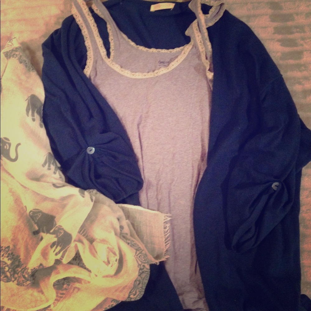 Loose cardigan